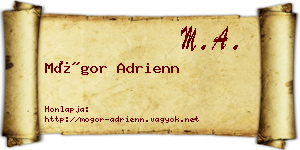 Mógor Adrienn névjegykártya